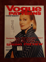 VOGUE PATTERNS magazine January February 1993 Spring Suits Calvin Klein Wardrobe - £11.85 GBP