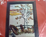Vintage Mini Stitchery Crewel Embroidery Kit Country Wayside 5&quot;x7&quot; - $9.88