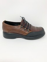Dansko Womens Brown Leather Black rubber toe Comfort Shoe, Size 7.5 - £20.50 GBP