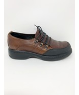 Dansko Womens Brown Leather Black rubber toe Comfort Shoe, Size 7.5 - £20.08 GBP