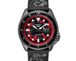 Limited Seiko Men&#39;s 5 Automatic Black Dial Rubber Strap Limited Edition ... - £316.34 GBP