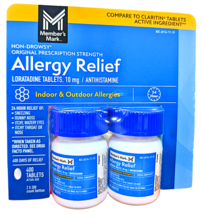 Member's Mark Allergy Relief Loratadine Tablets 10 mg 400 Count EXP 11/2026 - $19.90