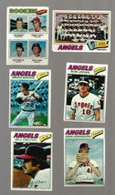 24  1977 Topps Baseball  CALIFORNIA  ANGELS   EX+++  RARE GROUPING  - $9.43