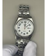 Vintage Seiko 5 Mechanical 21 Jewels 7S26-02E0 White Dial Day Date Japan - $113.85