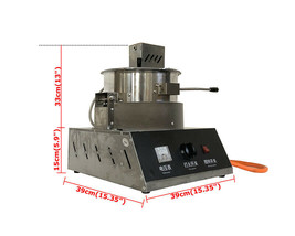 Updated 1 PC 110V 25W Stainless Steel LP Gas Spherical Popcorn Machine Hot Sale - £143.08 GBP