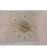 Vintage IKEA SKOJ MODERN SQUARE WALL QUARTZ CLOCK CLEAR GLASS MCM 11x11 - $40.00