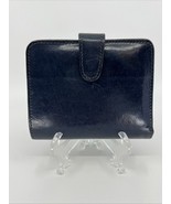 Vintage Navy Blue Coach Madison Continental Clutch Wallet With Kisslock ... - $140.33 CAD