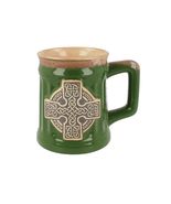 Irish Rose Gifts Ireland Celtic Cross Pottery Mug - $27.44