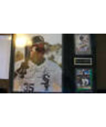 FRANK THOMAS AUTOGRAPHED PLAQUE CHICAGO WHITE SOX - £150.99 GBP