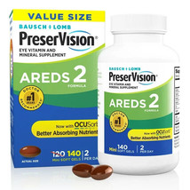 PreserVision® AREDS 2 Formula + Multivitamin, 140 mini Soft Gels Exp 2025 - £21.75 GBP
