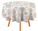 Mandala Colored Tablecloth Round Kitchen Dining for Table Cover Decor Home - £12.77 GBP+