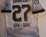 Darwin Nunez Liverpool FC UCL Match Slim Fit White Away Soccer Jersey 20... - $80.00