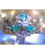 HAUNTED CLOVER IRISH RING BAD LUCK MISFORTUNE EATER GOLDEN ROYAL COLLECT... - $678.77