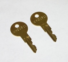 2 - KHC1311 Replacement Keys fit Kason, Kolpak, Norlake Refrigeration Equipment - £8.64 GBP