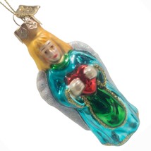 Thomas Pacconi Museum Series Christmas Guardian Angel Blown Glass Ornament 3.5&quot; - £10.27 GBP