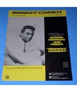 Johnny Mathis Sheet Music Midnight Cowboy Vintage 1969 Dustin Hoffman Jon Voight - £15.97 GBP