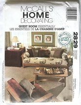 Mccalls Home Decorating 2829 Guest Room Essentials Sewing Pattern Oop - £5.29 GBP
