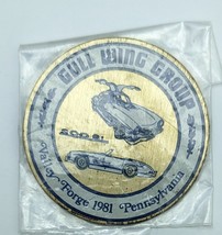 Gull Wing Group 300 SL Valley Forge 1981 Pennsylvania Car Metal Emblem Logo - $75.95
