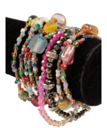 Set of Nine Handmade Summer Beach Bracelets Muli-color Friendship Wear o... - €7,86 EUR