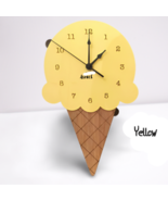 Ice Cream Clock | Wall Clock | Silent Wall Clock | kids Clock - $18.96