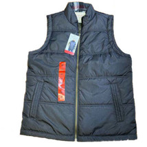 Weatherproof Mens Lined Puffer Zip Front Vest Size XL Color Heather Black - £61.94 GBP