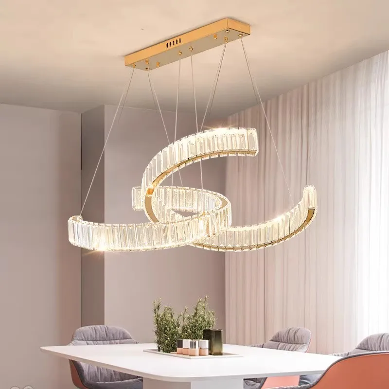 Andelier lighting for living room bedroom crystal lamp postmodern ceiling lamp winfordo thumb200