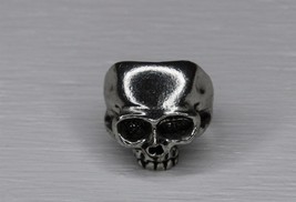 Skull Death Ring Size 9.5 Alchemy Gothic English Pewter - £16.07 GBP