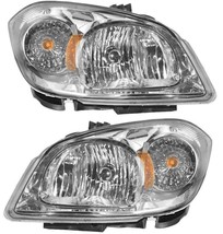 LEFT &amp; RIGHT Smoked Headlight Headlamp Set For Pontiac G5 2007 2008 2009 - £127.58 GBP