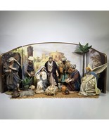 Kirkland Signature Nativity Set Fabric Mache 404603 Vtg 90s - $222.74