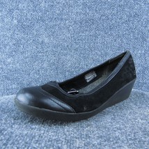 Skechers  Women Pump Heel Shoes Black Leather Size 8.5 Medium - £19.84 GBP