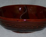 Marcrest brown stoneware divided dish 004 thumb155 crop