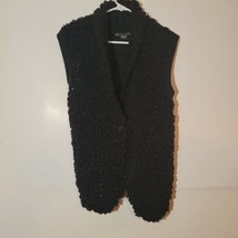 A|X Armani exchange Womens back knit Wool blend one button sweater vest ... - £15.85 GBP