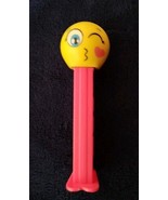 PEZ:  WINKING BLOWING KISS FACE  EMOJI Dispenser ~ 7.5 ~ Hungary  - $37.02 MXN