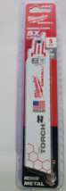 Milwaukee 6 in. 18 TPI TORCH Medium Metal Cutting SAWZALL Reciprocating ... - $27.62 CAD