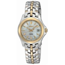 Seiko Women&#39;s SXDB88 Two-Tone Stainless Steel Mother-of-Pearl Dial Watch $325 - £128.67 GBP