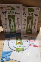 Wii Fit Plus (Nintendo Wii, 2009) Complete w/ Manual  - $5.92