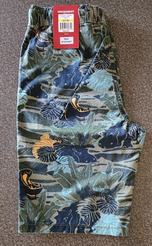 Union Bay ~ Boy's Size 7/8 ~ Jungle ~ Elastic Waist ~ Cotton Shorts ~ 8" Inseam Item image 5