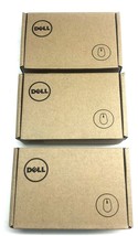 3 Pack Lot Genuine OEM Dell Wired USB Optical PC Mouse 3 Button MS116-BK... - £21.25 GBP