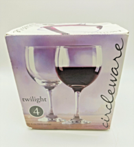 Red Wine Glasses Twilight 4 Piece Set Circleware 12.5 Ounce Capacity Each - £27.62 GBP