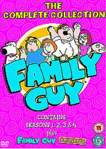 Family Guy: Seasons 1-4 DVD (2006) Mila Kunis Cert 15 12 Discs Pre-Owned Region  - £14.92 GBP