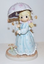 Lovely 2002 Limited Edition Precious Moments 890596 Let Love Reign 7" Figurine - $59.39