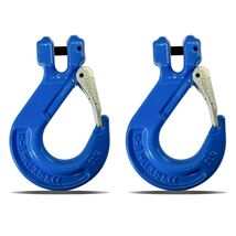 2 Pc 3/8&quot; G80 Clevis Slip Lifting Hook 3.45 Ton 6900 LBS Crane Hoist Eye... - $67.91 CAD