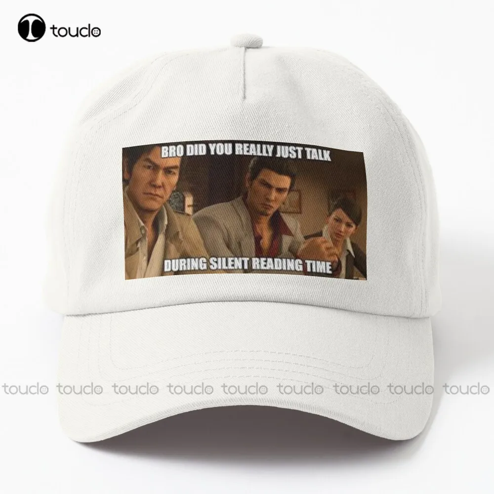 Yakuza Silent Reading Time Dad Hat Baseball Hats Baseball Cap Sun Hats  - $15.88