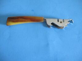 Vtg Trav-L-Bar Can Bottle Opener Marbled Bakelite Handle Bar Tool USA Retro - $6.92