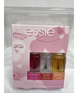 Essie Nail Nail Care Gift Set Kit Strengthener, Polish Top Coat, Cuticle... - $9.59 CAD