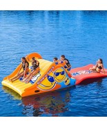 GIANT HUGE INFLATABLE WOW FLOATING ISLAND SLIDE WATER WALKWAY LAKE RIVER... - $230.22