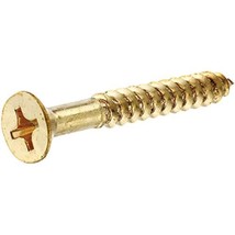 Hillman 385770 Brass Flat Head Phillips Wood Screw - £36.96 GBP