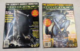 Godzilla 1998 StarLog Lot of 2 Books Making of Magazine  &amp; Official Poster - £11.83 GBP