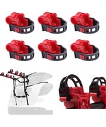 Red Asendiway 6 Pc. Set Bike Rack Hitch Mount Bicycle Car Bike Rack Strap - $42.79 CAD
