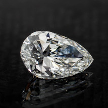 1.10 Carat Desseré E / VS2 Forme Poire Coupe Diamant Certifié GIA - £5,721.40 GBP